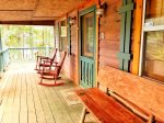 Toccoa river cabin rentals-rear view